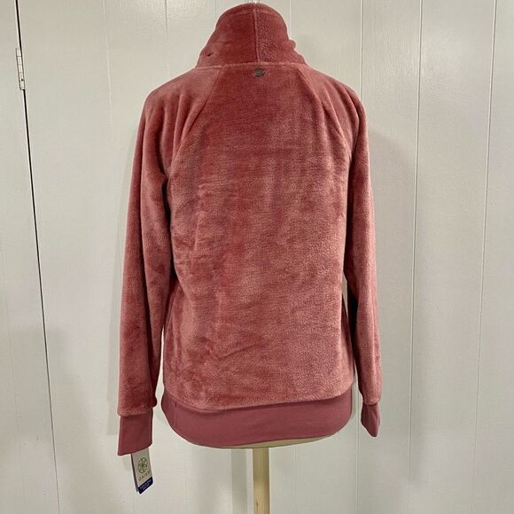 GAIAM | Dusty Pink Cowlneck Fleece Sweatshirt - Picture 7 of 11